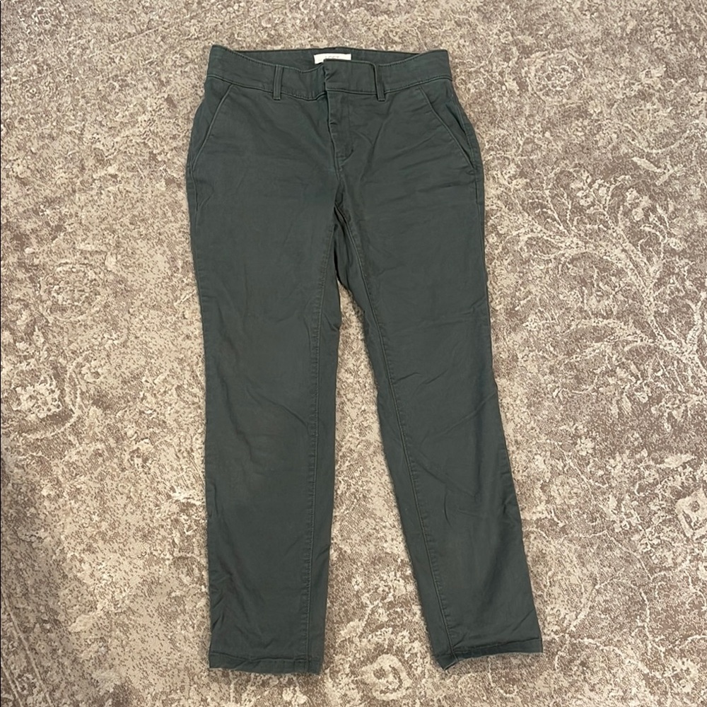 Olive Green Chino Pants